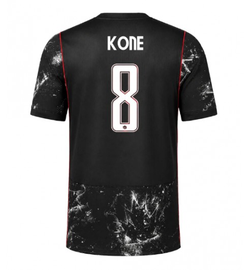Kanada Ismael Kone #8 Venkovní Dres MS 2026 Krátký Rukáv Kanada Ismael Kone #8 Venkovní Dres MS 2026 Krátký Rukáv